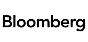 Bloomberg logo on a white background