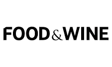 Logo of 'Food & Wine' on a white background