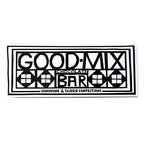 A black-and-white packaged GOOD MIX BAR featuring a geometric design, a collaboration between Commune & Valerie Confections.